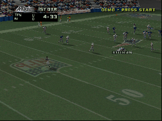 NFL Quarterback Club 99 back cover for Nintendo 64